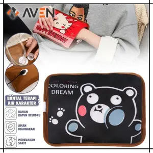 AVEN Bantal Kompres Terapi Air Panas Elektrik Karakter / Heating Pad Home / Penghangat Pereda Nyeri Sakit Perut Haid Kembung Relaksasi Kesehatan Tubuh