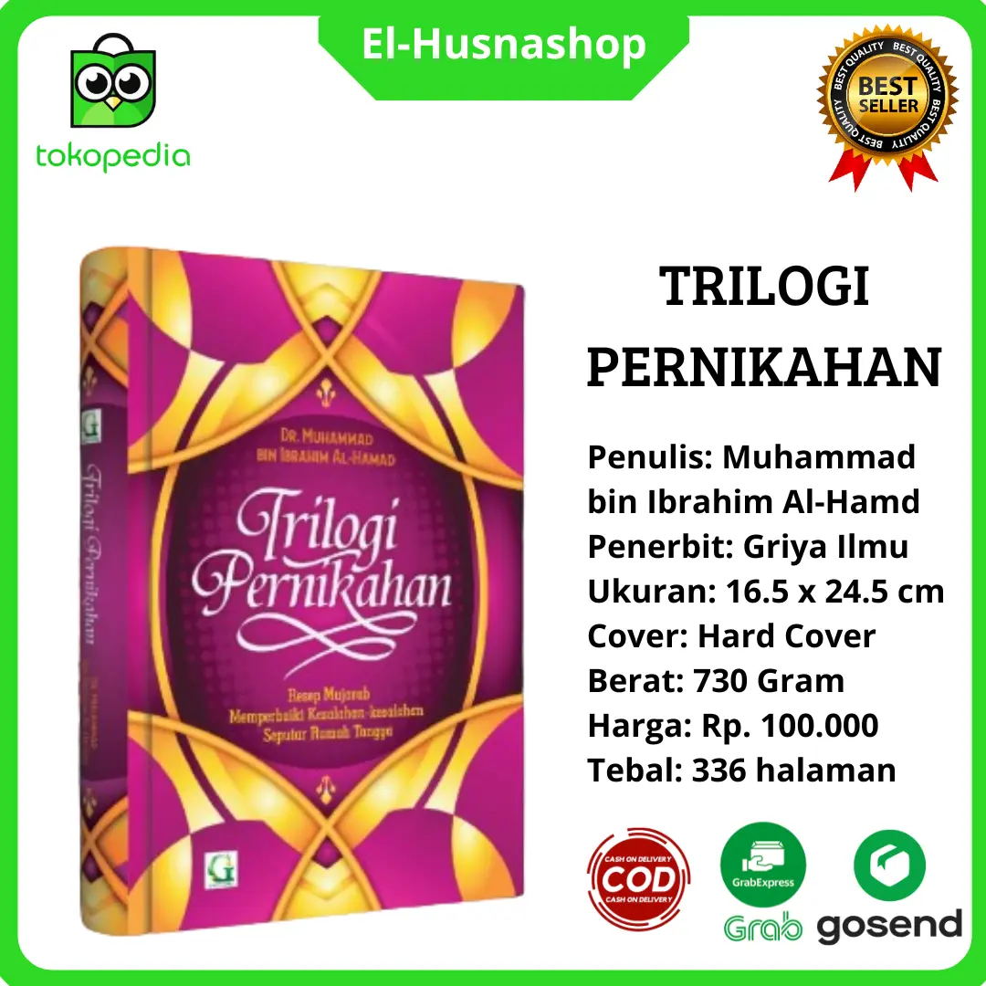 Buku Trilogi Pernikahan Resep Mujarab Memperbaiki Kesalahan Rumah Tangga Griya Ilmu