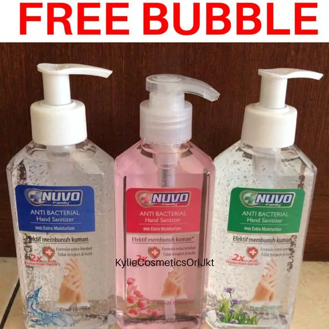 Bonus [ Ori] Hand Sanitizer Nuvo Gel 250 Ml Pump 250Ml
