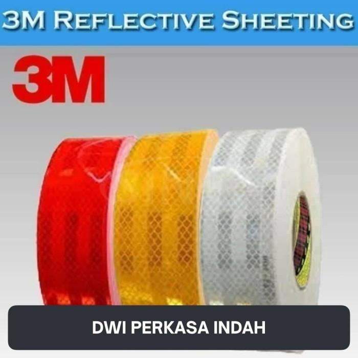 Sticker Rambu Jual 3M EGP Stiker Reflektor Diamond Sticker Rambu 5cm x 45m - Merah ...