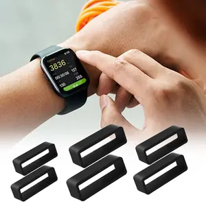 10 Pcs Pengait Jam Tangan Karet Universal Ring Loop Karet Jam Tangan 18-26mm Untuk Tali Jam Rubber