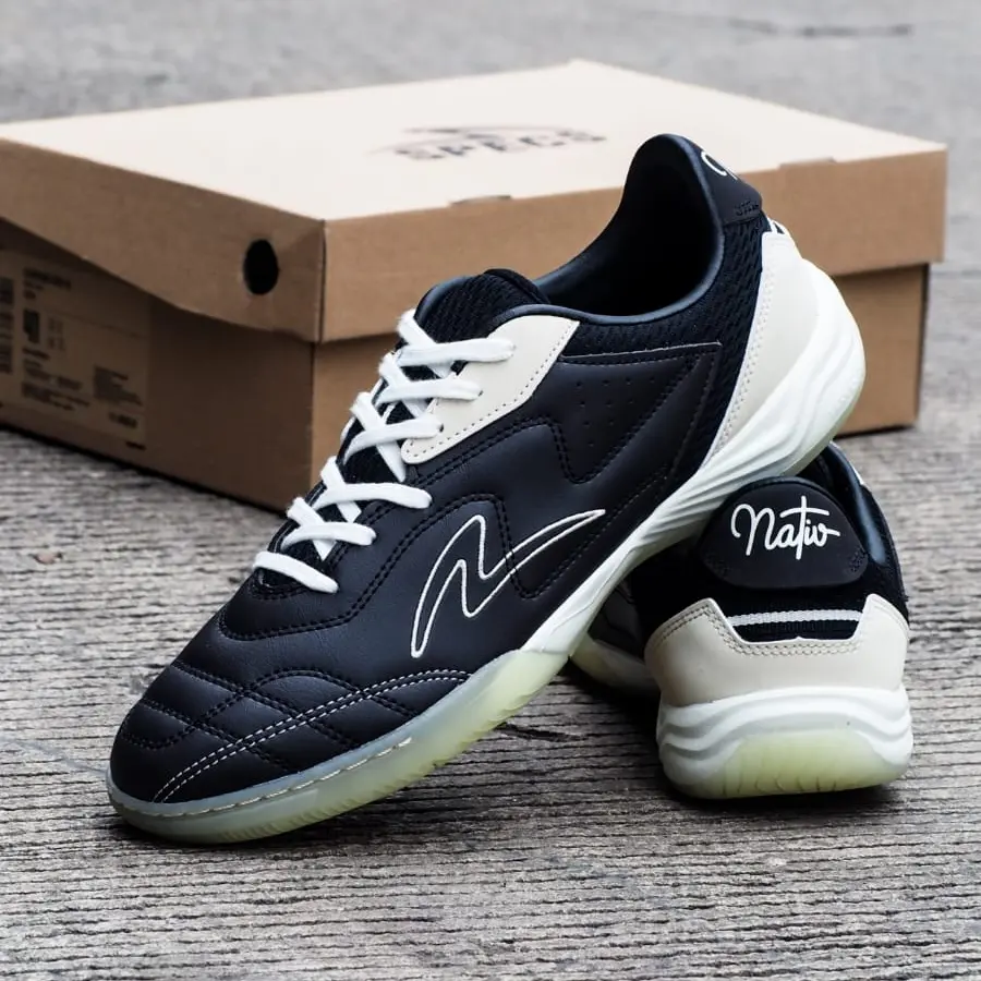 Sepatu Futsal Specs Metasala Nativ 3 Black Bean Original