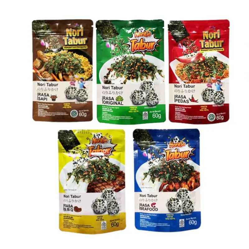 Nori Tabur Rumput Laut Panggang 60gr | Nori Go! 0