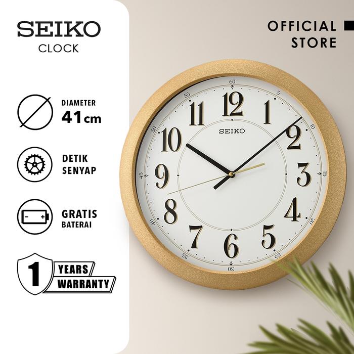Gambar Jam Dinding Seiko QXA754G Detik Senyap Sweep Quartz 41cm Original dari SEIKO Clocks Kota Administrasi Jakarta Barat Tokopedia