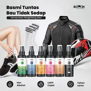 Bowin Activ Spray - Semprotan Penghilang Bau Helm / Bau Jaket & Sepatu