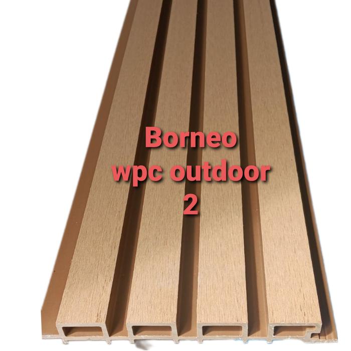 Gambar WPC OUTDOOR DINDING PREMIUM dari borneo Plafon Pvc Kota Tangerang Tokopedia