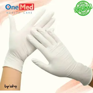 ECER SATUAN - Sarung tangan Latex & Nitril  safeglove 20 pcs /10 pasang