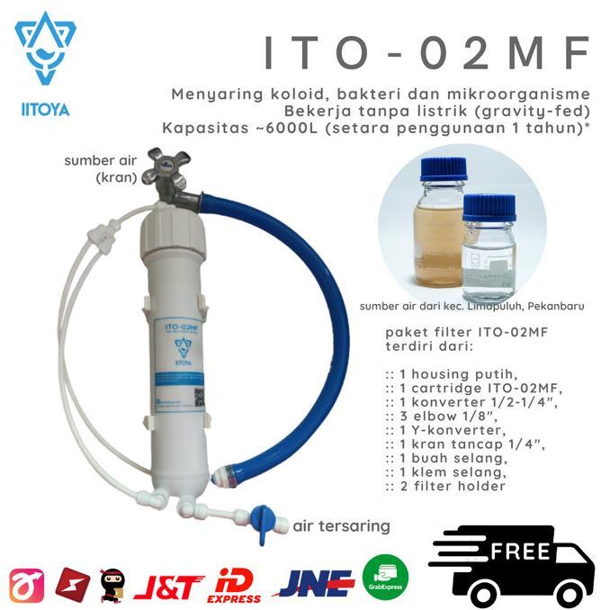 IITOYA MIKROFILTER FILTER AIR KRAN UNTUK KONSUMSI ITO-02 - Shop | Tokopedia