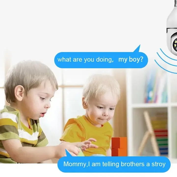 Ip Camera Bohlam 8MP App V380 Pro Cctv  Wireless Kamera Wifi 5