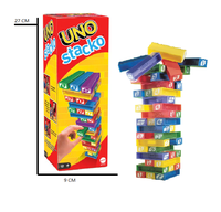 Gambar Mattel Games UNO StackoGame for Kids and Family with 45 Colored Stacking Blocks dari Toys City Kota Administrasi Jakarta Selatan 2 Tokopedia