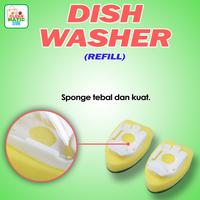 Gambar Scrubber Sponge Refill with Handle 001 - DISH WASHER REFILL dari Clean Matic Store Kota Tangerang Selatan 1 Tokopedia