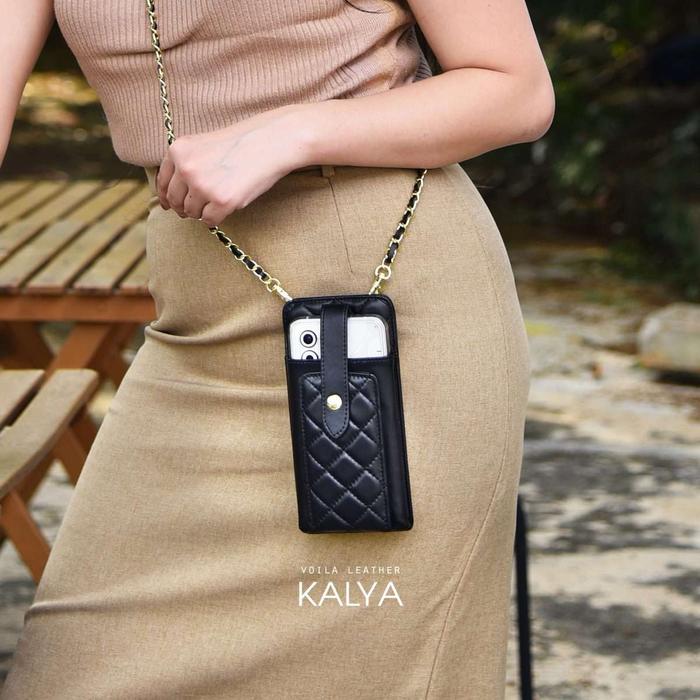 Gambar Tas Handphone Kulit Asli Voila Kalya dari Voila Leather Kota Administrasi Jakarta Pusat Tokopedia