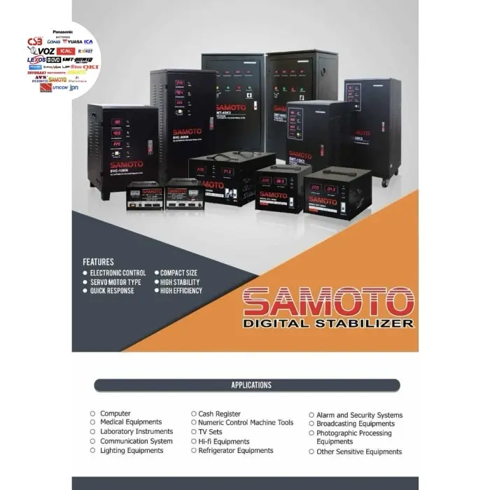 Stabilizer Samoto 10000VA 100% Original Garansi Resmi 1 (Satu) Tahun 1