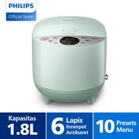 Gambar Philips Digital Rice Cooker 1.8 L HD4515/85 Dessert Green dari Philips Home Appliances Kab. Bekasi 1 Tokopedia