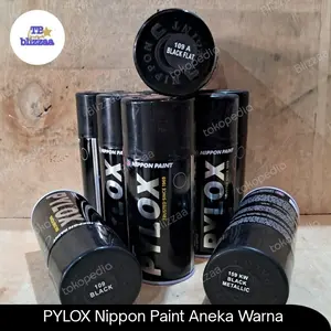 Pilox / Pylox Black Hitam Kilap / Pylox Black Flat Hitam Doff Pilok Aneka Warna