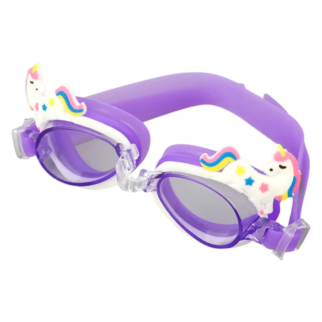 kacamata renang kartun purple anti kabut kacamata renang anak lucu warna unggu