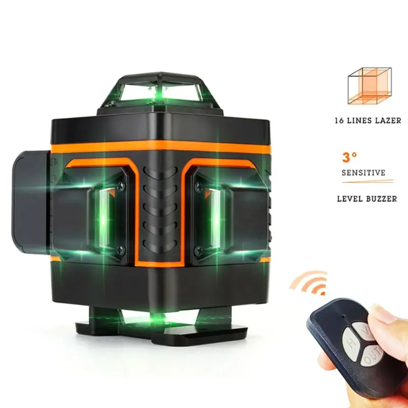 Laser level HILDA Mesin Self Leveling Laser 4D 16 Point Laser Remote 6