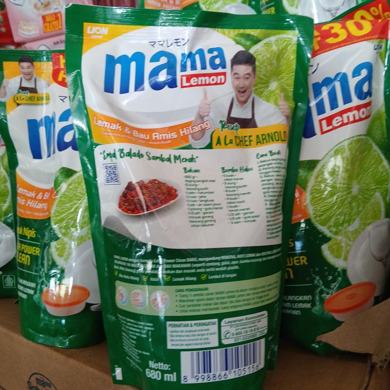 Mama lemon 680ml jeruk nipis 3