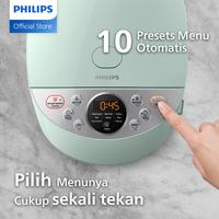 Gambar Philips Digital Rice Cooker 1.8 L HD4515/85 Dessert Green dari Philips Home Appliances Kab. Bekasi 5 Tokopedia