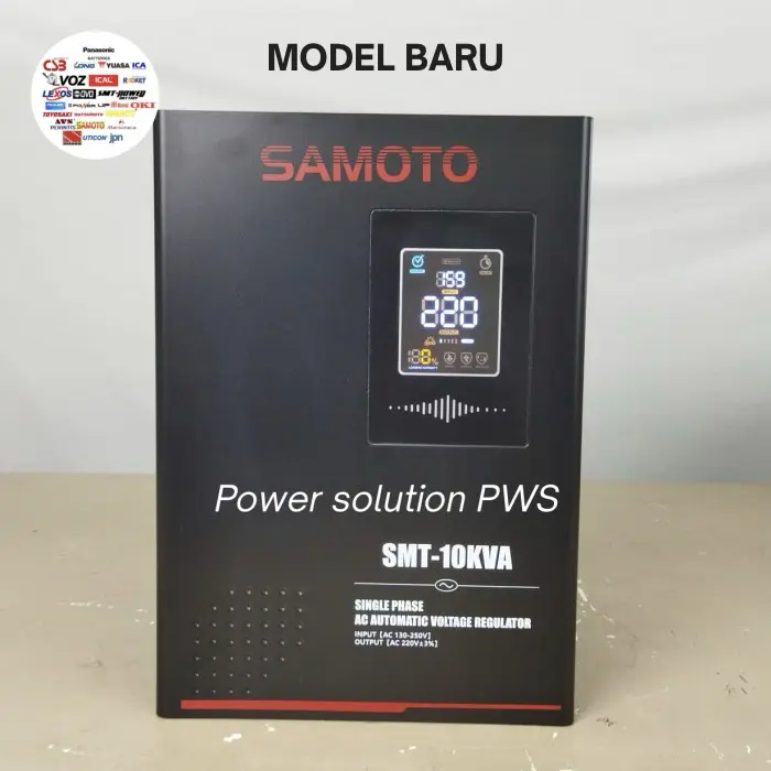 Stabilizer Samoto 10000VA 100% Original Garansi Resmi 1 (Satu) Tahun 5