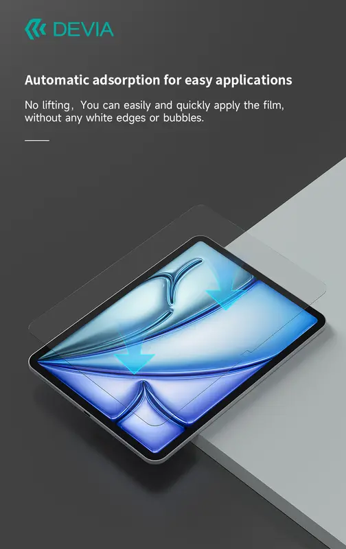 Tempered Glass iPad Pro 11" 13" 2024 M4 Inch Devia Screen Protector 5