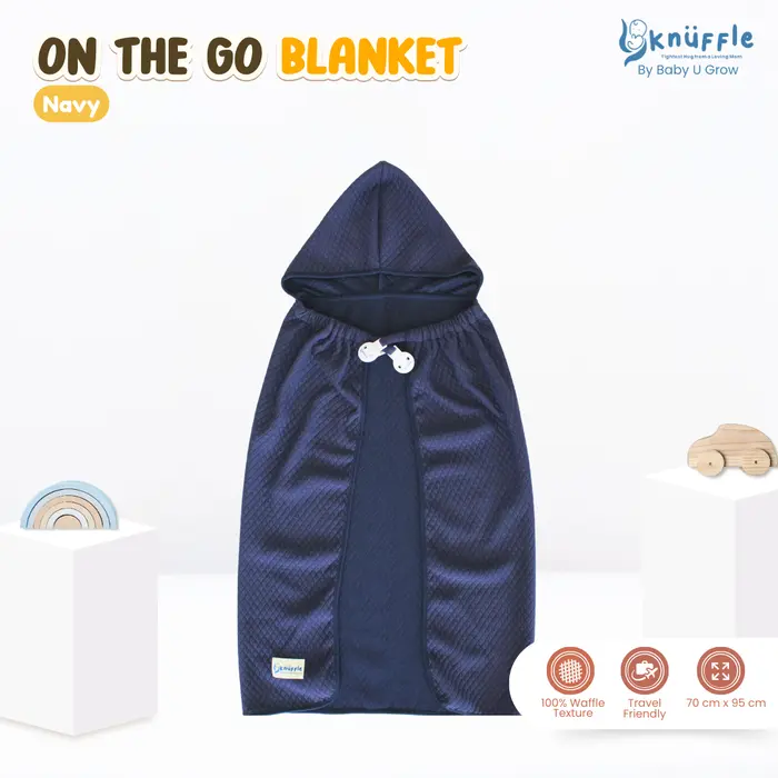 Gambar [NEW ARRIVAL] On The Go Blanket Selimut Topi Hoodie Baby U Grow dari Baby U Grow Official Kota Bandung 5 Tokopedia