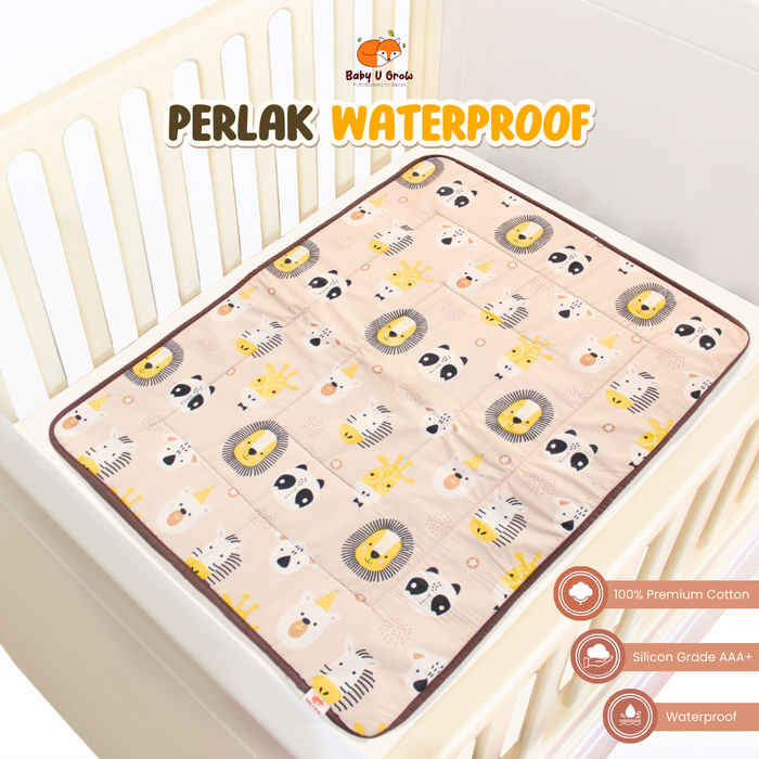 Gambar Perlak Waterproof Baby Mat Waterproof Alas Ompol Bayi Baby U Grow dari Baby U Grow Official Kota Bandung Tokopedia