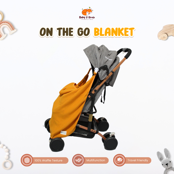 Gambar [NEW ARRIVAL] On The Go Blanket Selimut Topi Hoodie Baby U Grow dari Baby U Grow Official Kota Bandung Tokopedia