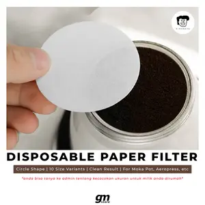 MOKAPOT Paper Filter MOKA POT 3 CUP 6 CUP 51mm 58mm Kertas Saringan