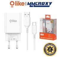 Gambar Olike C301M/C301C/C301L Adapter Charger With Kabel Quick Charger 18W - C301L dari MMCROXY Kota Administrasi Jakarta Pusat 1 Tokopedia