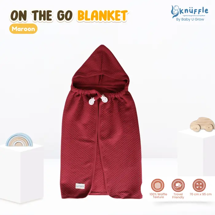 Gambar [NEW ARRIVAL] On The Go Blanket Selimut Topi Hoodie Baby U Grow dari Baby U Grow Official Kota Bandung 4 Tokopedia