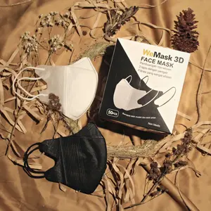Masker Medis Duckbill Garis Earloop 3 PLY Izin Kemenkes