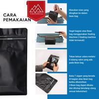 Gambar Toso Kemasan Kopi 1Kg 1000 gram Packaging Kopi Standing Pouch Flat Bottom Zipper Lock +Valve - ZIPPER-WHITE dari Toso Mart Kota Administrasi Jakarta Pusat 2 Tokopedia
