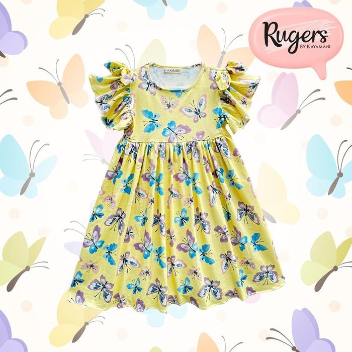 Gambar Rugers By Kayamani - Dress Anak Perempuan - Generation Soft Butterfly - 8-9 tahun dari Rugers By Kayamani Kota Tangerang Selatan Tokopedia