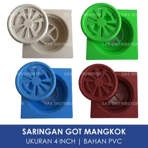 Saringan Got PVC / Saringan Got Mangkok / Floor Drain / Saringan Kamar Mandi / Filter Got