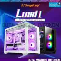 Gambar Segotep Lumi Ⅱ - Dual Chamber Tempered Glass m-ATX Gaming Case - LUMI-I BLACK  dari Duta Mandiri Infokom Kota Administrasi Jakarta Pusat 1 Tokopedia