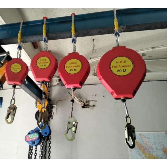 Jual Fall Arrester 10 Meter Aoge Retractable Lifeline Safety - Jakarta ...