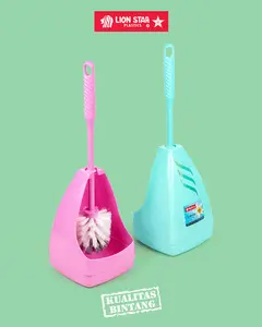 Sikat WC Lion Star BO-4 Livina Toilet Brush No. 104 - Sikat Wc dengan Wadah - Sikat Kamar Mandi