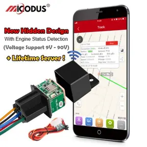 GPS Tracker Bentuk Relay Hidden Untuk Mobil & Motor Lifetime Server Deteksi ACC Mesin Micodus MV730 Tersembunyi