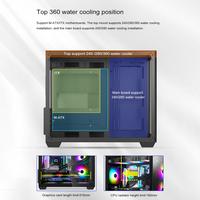 Gambar Segotep Lumi Ⅱ - Dual Chamber Tempered Glass m-ATX Gaming Case - LUMI-I BLACK  dari Duta Mandiri Infokom Kota Administrasi Jakarta Pusat 4 Tokopedia