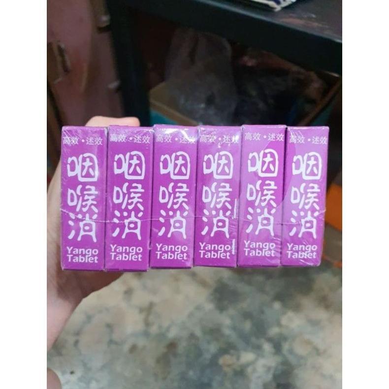 Ready Stock Yango tablet yan hou xiao obat sakit tenggorokan