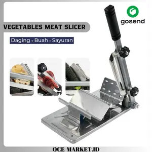 Alat Pemotong Daging Buah Meat Slicer Membuat Irisan Sempurna - Silver
