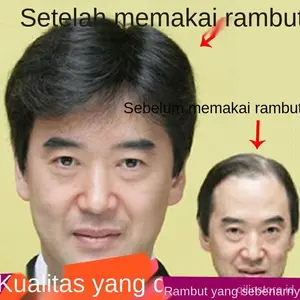 (Stok produk lengkap, pengiriman hari yang sama) Wig rambut asli berkualitas tinggiPria Rambut Asli Rambut Pendek Wig Middle-Aged dan Orang Tua Rambut Asli Berbulu Ayah Real Hair Wig Tengah-Titik Tampan Ayah Rambut Pendek--Fast dery