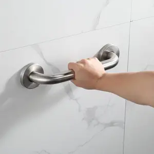 Pegangan Bathub Kamar Mandi Stainless Doff Diameter Besar / Grab Bar Kamar Mandi Toilet' Gagang Bathub Stainless Doff