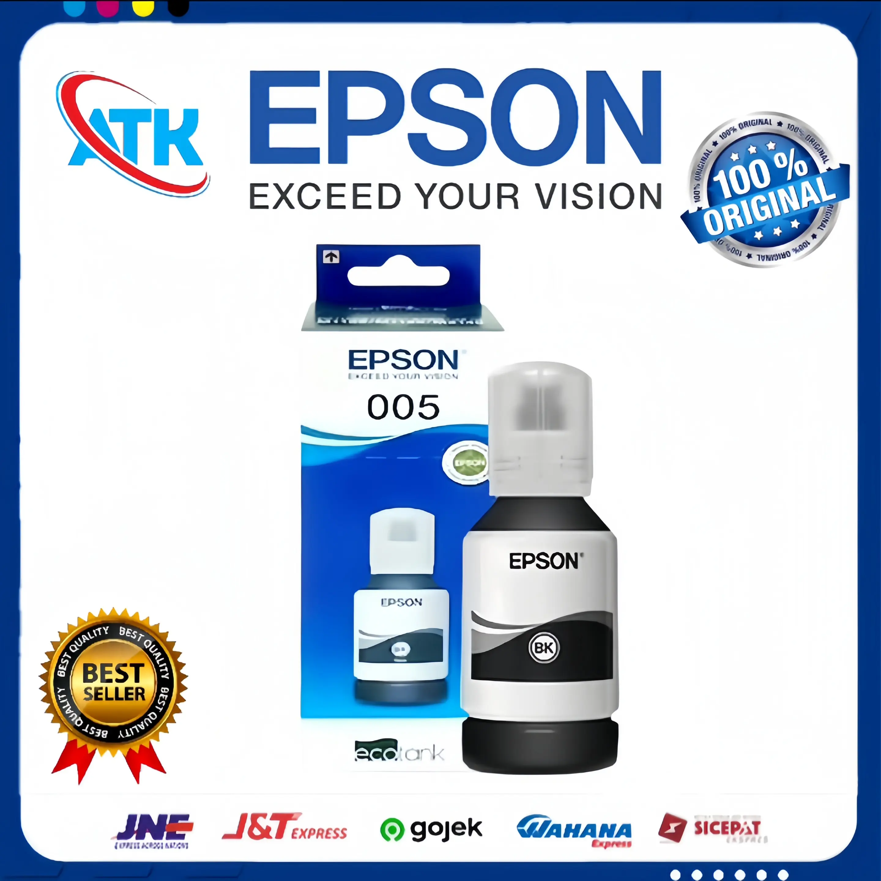 Tinta Epson 005 Black Original ForPrinter M1100/M1120/M1140/M1180 - BK