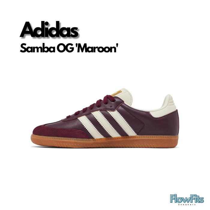Promo Adidas Samba OG 'Maroon' ID0477 BNIB ORIGINAL Sneakers Pria Wanita  UNISEX - 36 - Kota Bandung - Flowfits Sneakers | Tokopedia