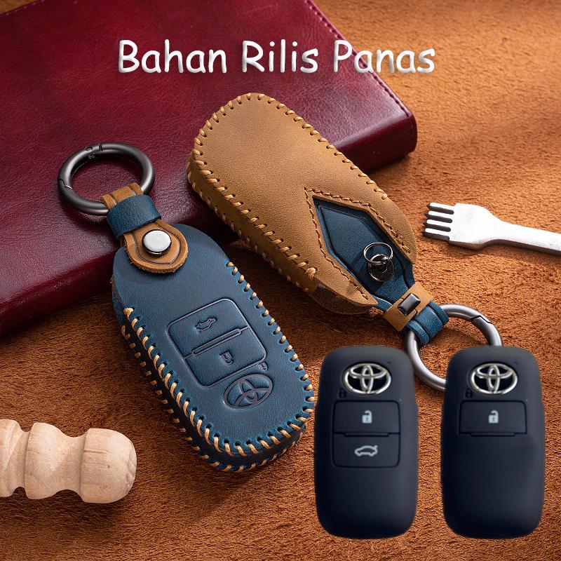 For Toyota Yaris Cross S 2023 - 2024 Cover Kunci Mobil - Biru