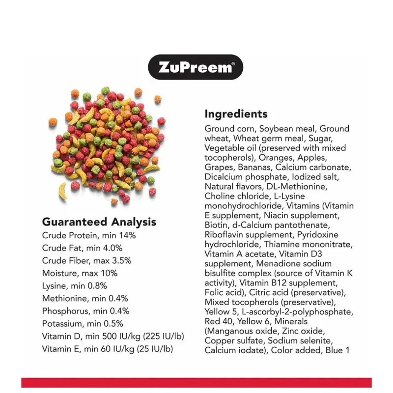 Zupreem Nut Blend M 900gr 2