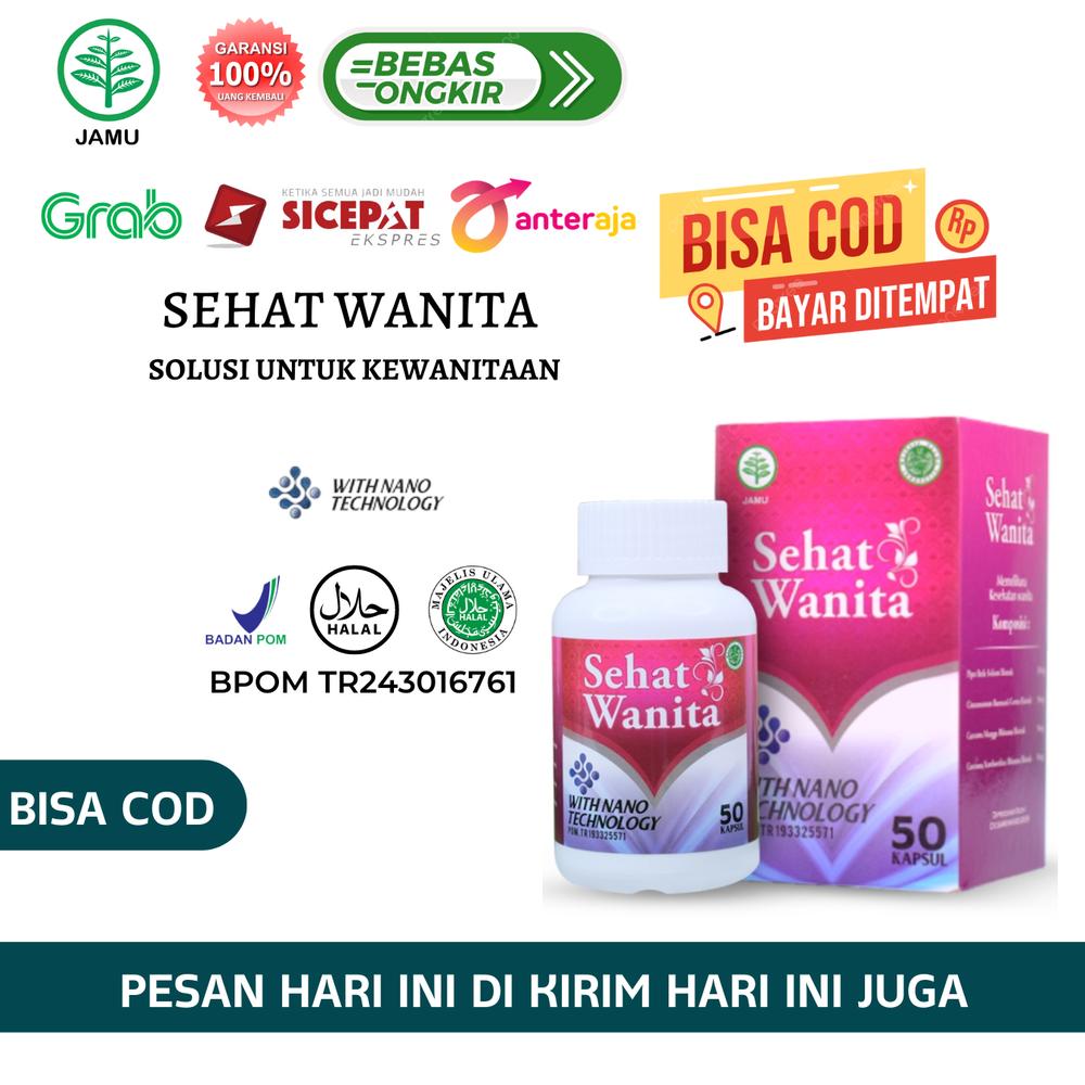 Obat Pelancar Menstruasi Haid Tidak Lancar | Walatra Sehat Wanita Asli - 50 kapsul