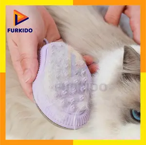 Chiro Soap Dispenser & Brush / Sisir Mandi Hewan Anjing Kucing